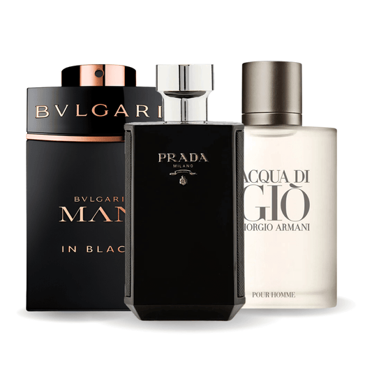 Bvlgari In Black, Giorgio Armani Acqua Di Gio, L’homme Prada Intense 100ml